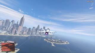 GTA 5 -  Lazer Jet Rampage   Five Star Escape
