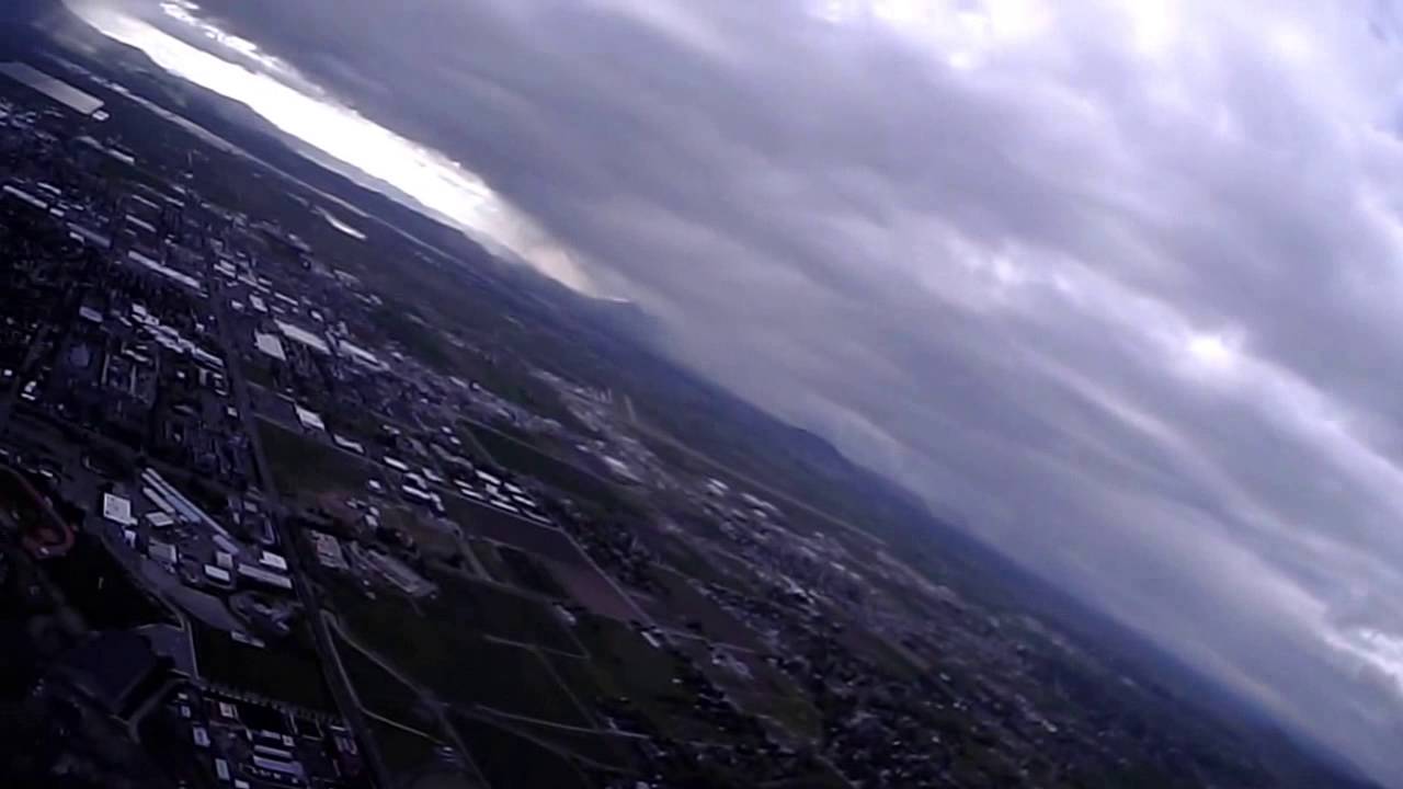 Flying Over Cache Valley - stabilized