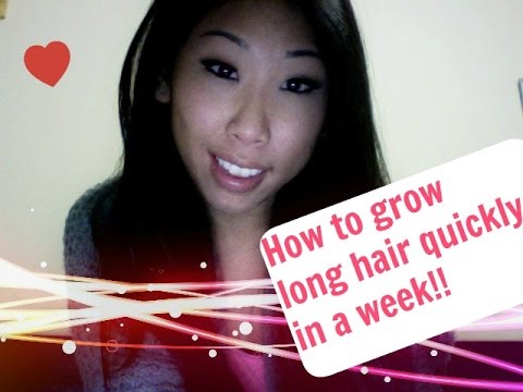 How To Grow Long Hair Quickly In A Week
