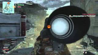 MW3: M60 with Thermal scope reaping kills in Drop Zone mode