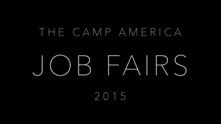 Summer Camp Jobs in the USA | Camp America Job Fairs 2015 | Work & Travel USA