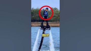 Boy Drives Water Jetpack 🌊