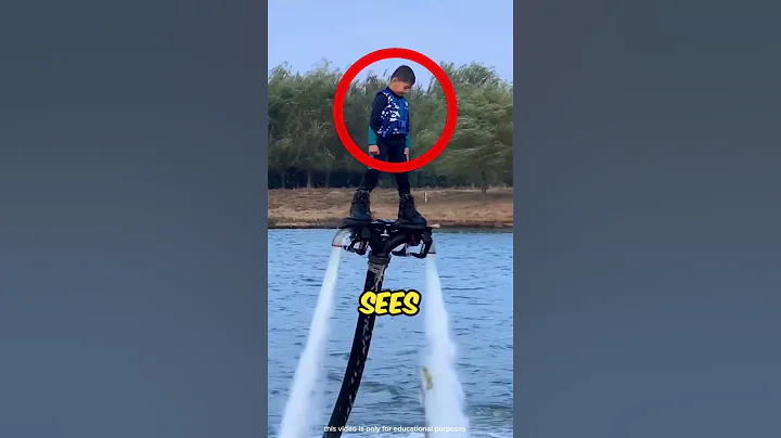 Boy Drives Water Jetpack 🌊