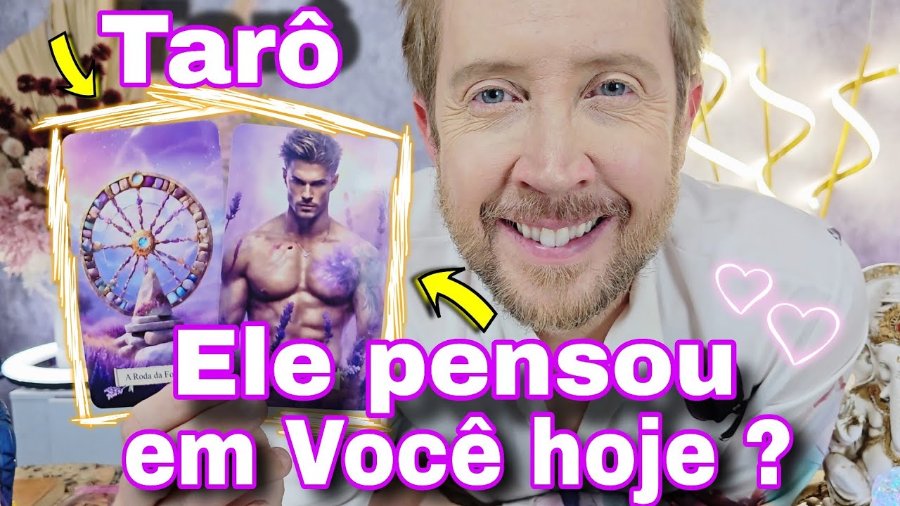 ELE PENSOU EM VOCÊ HOJE ? O QUE PENSOU ? Tarô de hoje,rei do oráculo hoje,bubatarohoje,elepensaemmim