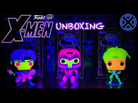 FIRST LOOK: Marvel X-Men Blacklight Series Funko Pop Unboxing