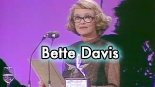 Bette Davis Accepts the AFI Life Achievement Award in 1977
