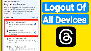 How To Logout Threads Account Of All Devices | Who Use My Threads Account | New Update 2023