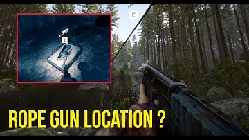 [Son of The Forest] Where to find Rope Gun??? - Explore the cave near the helicopter crash