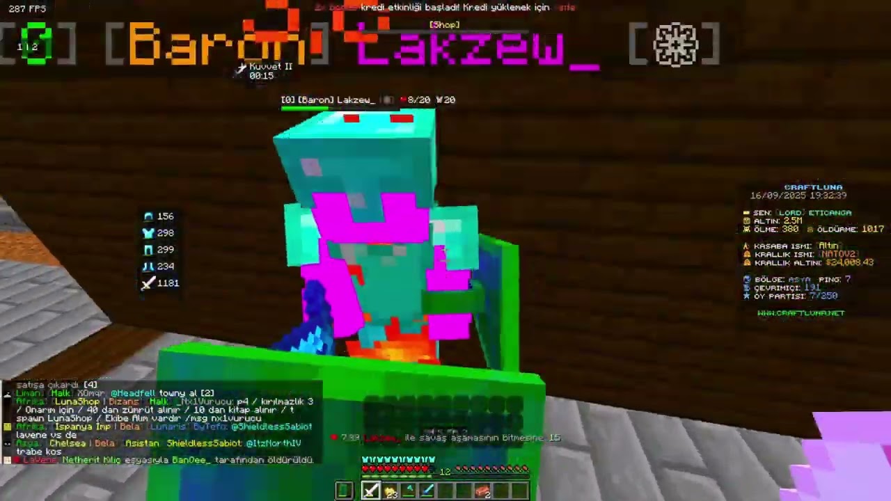 Craftluna Killmontage Günlük (kendim için)