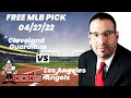 MLB Pick - Cleveland Guardians vs Los Angeles Angels Prediction, 4/27/22 Free Best Bets & Odds