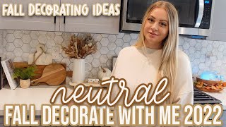 *NEW* FALL DECORATE WITH ME 2022 | FALL KITCHEN DECOR + DECORATING IDEAS | christa horath