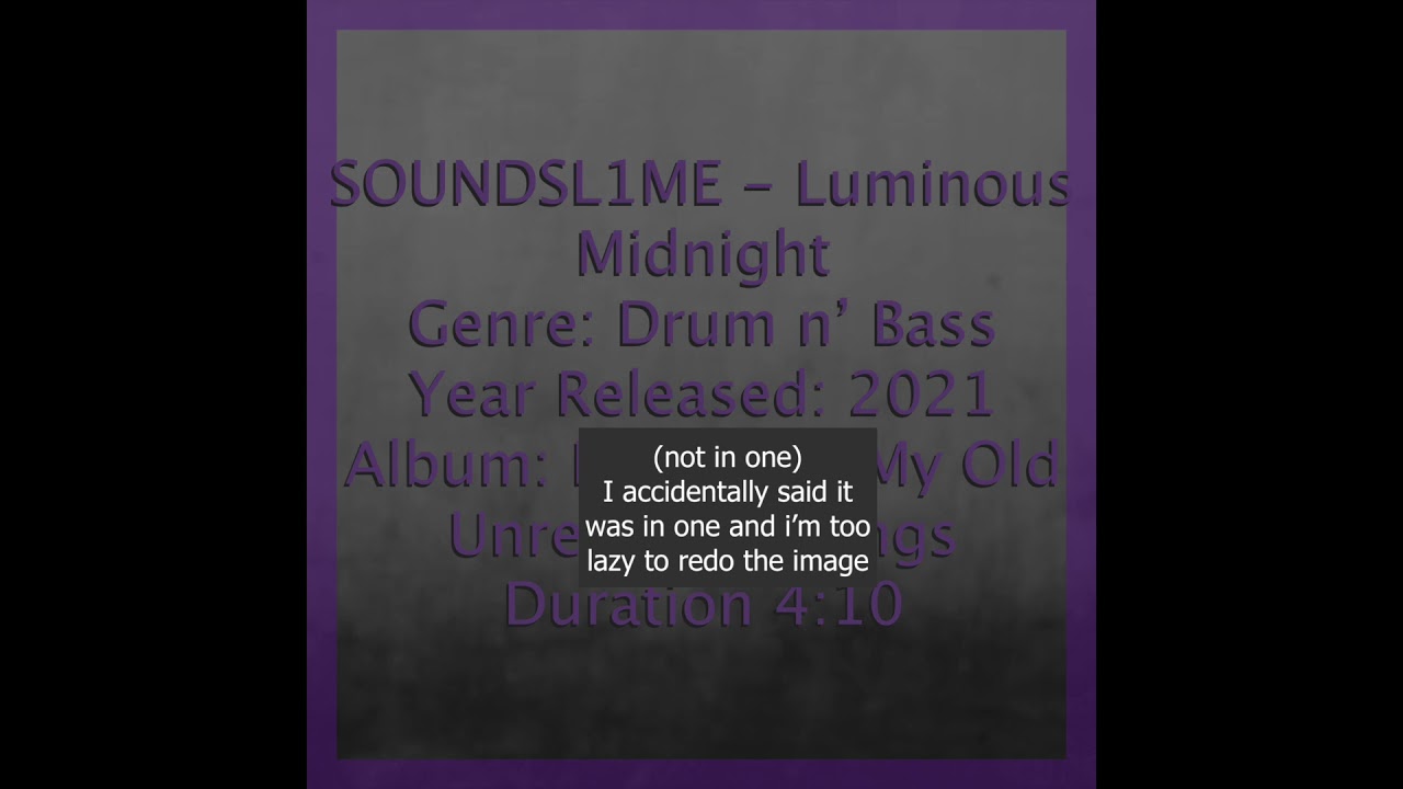 SOUNDSL1ME - Luminous Midnight