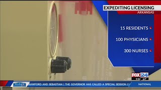 Arkansas expedites licensing process for doctors and nurses