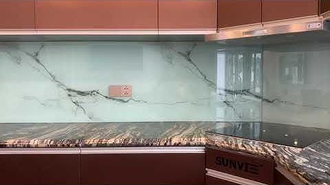 Kính mầu ốp bếp 3D Vân ĐÁ , tranh kính 3D vân đá đẹp và sang trọng, kính ốp bếp hoa văn đẹp, sáng