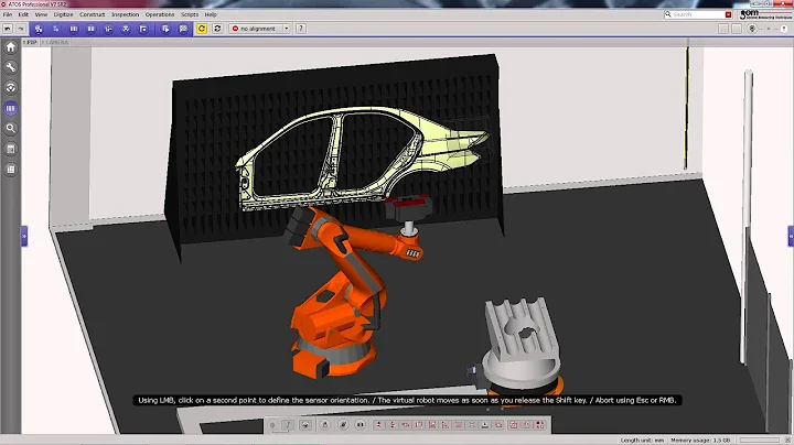 V7 SR1 - VMR for Automated Environments using ATOS Blue Light 3D Scanner for High Accuracy