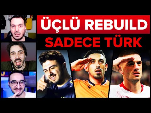 SADECE TÜRK FUTBOLCULAR ÜÇLÜ REBUILD // TAKIMDAKİ HERKES TÜRK // FIFA 21 KARİYER MODU