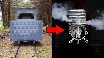 Steam engine for Minecart furnace IRL