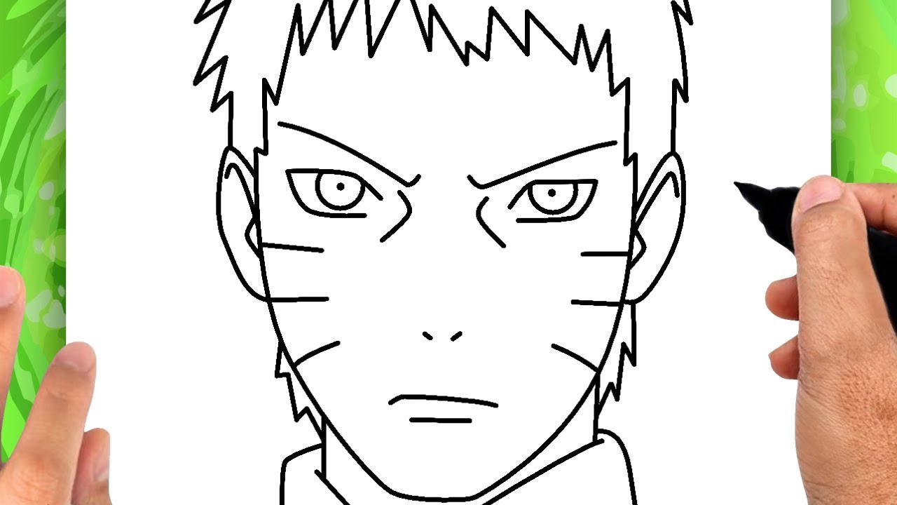 Comment dessiner Naruto (FACILEMENT) - Tuto de dessin de Naruto (ÉTAPE