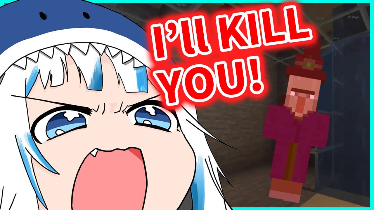 Gura is Scared of Home Invader!【Gawr Gura / HololiveEN】