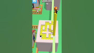 Stacky Dash Hard Level 455 #trending #games #stackydash #trend