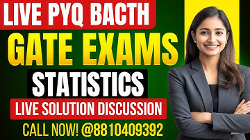 LEC_01 || GATE_2025_ST_solution || LIVE_GATE_PYQ_BATCH_2026 || Mathstats Classes @ 8810409392