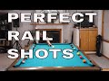 PERFECT RAIL SHOTS ~ HOW TO MAKE RAIL SHOTS AND PLAY POSITION USING ENGLISH ~ POOL LESSONS