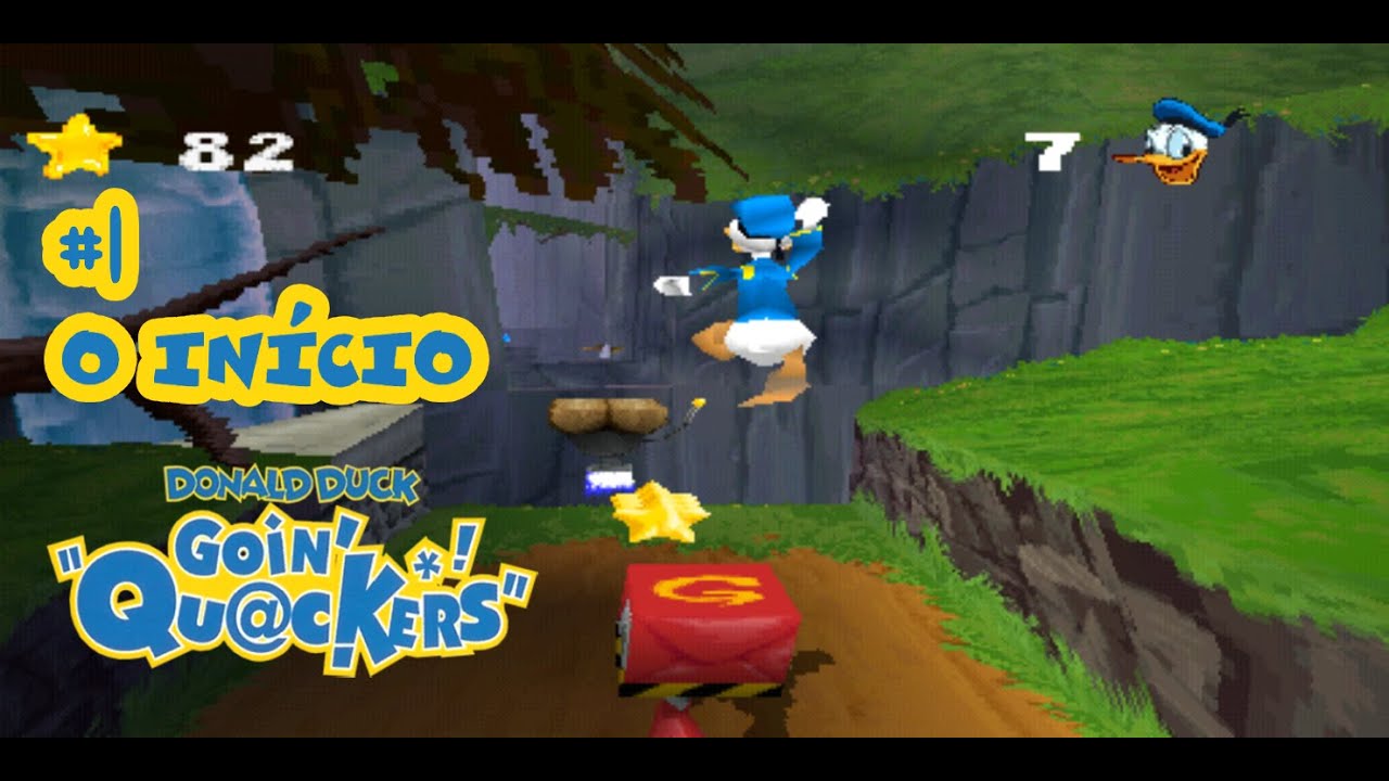 DONALD DUCK, Goin' Quackers! (Jogo do Pato Donald) PS1, nostalgia