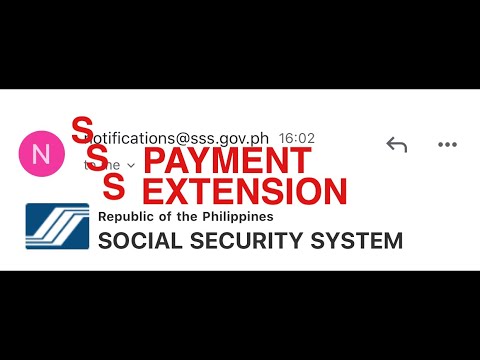 Sss payment extension 2020