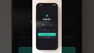 Snake Game with SwiftUI 🐍 | Game Engine + Particle System + Leaderboard + D-Pad Controls #shorts
