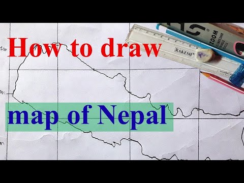 Map Of Nepal In Graphical Method Master Arik: [2075] How To Draw The Map Of Nepal | Class 6, 7, 8, 9, 10