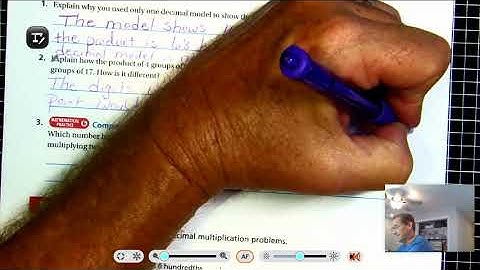 5th grade GO Math: Lesson 4.2 Multiply Decimals and Whole Numbers pages 171-174