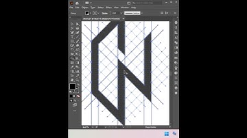 CN Monogram Logo  In Adobe Illustrator #short #youtubeshorts #shortvideo #tutorial