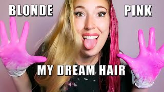 COLORING MY HAIR PINK FOR VALENTINE&#39;S DAY