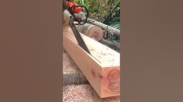 How to saw wooden board. #chainsaw #stihlms070 #plank