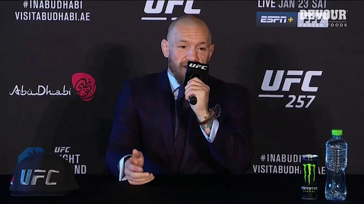 UFC 257: Conor McGregor Post-fight Press Conference