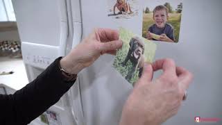 Simplest Way to Display Pictures On Your Fridge | Refrigerator Decor | reStickable photos