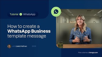 How to create WhatsApp Business template messages