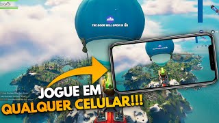 Como jogar FORTNITE no CELULAR FRACO!!!aprenda AGORA!!!