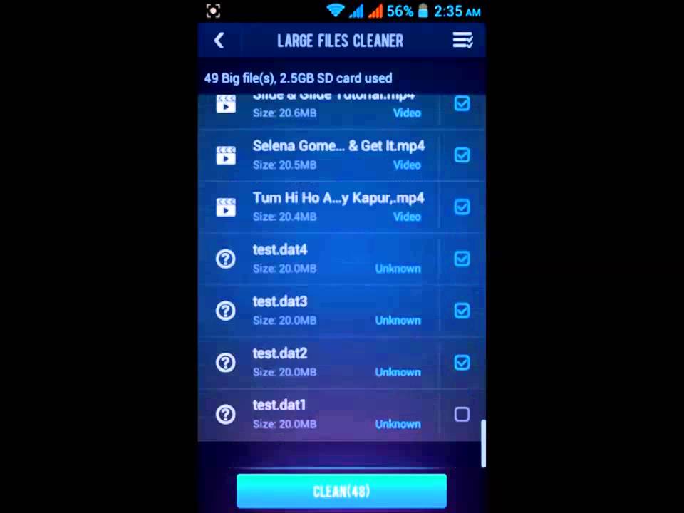 Download android app tool DU speed booster for boosting the speed of
