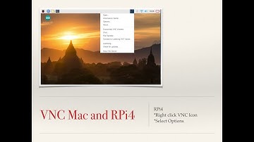 RPi 4 and Mac VNC
