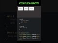 CSS Flex-grow