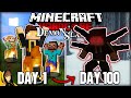 I Survived 100 Days in Hardcore Minecraft as a Demon!.. Here's What Happened!
