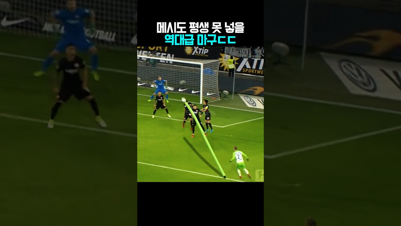 골키퍼가 불쌍해 보이는 건 처음이네ㄷㄷ #프리킥 #축구