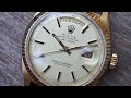 CRISP Rolex Oyster Perpetual Day-Date ref 1803 from 1977 - pristine cream pie-pan dial - cal 1556