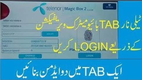 Telenor BVS login add new Account handler