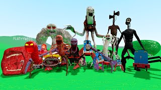 ALL TRAIN MONSTER FAMILY [ TRAIN EATER, TRAIN CURSED THOMAS, MOUTAIN THOMAS....] IN GARRY'S MOD by bestini 196 views 1 month ago 8 minutes, 43 seconds