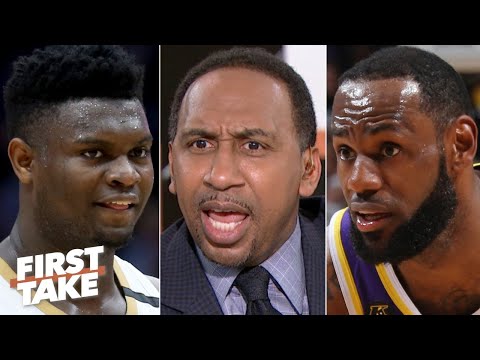 Stephen A. reacts to Zion's battle vs. LeBron | First Take