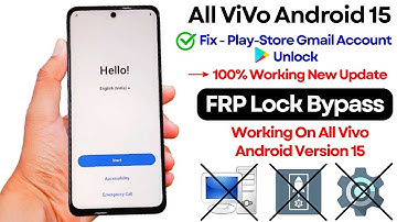 🔓 All Vivo FRP Bypass Android 15 (Without PC) — Fix Gmail Account Unlock | 100% Working Method