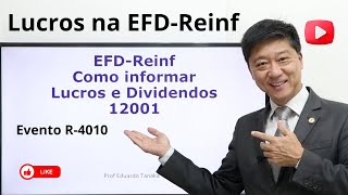 EFD-Reinf - Lucros e Dividendos - informações importantes para declarar corretamente - R-4000