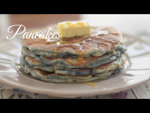 Video: Ang Mga Pancake Na Blueberry Na May Pagpuno Ng Curd-blueberry